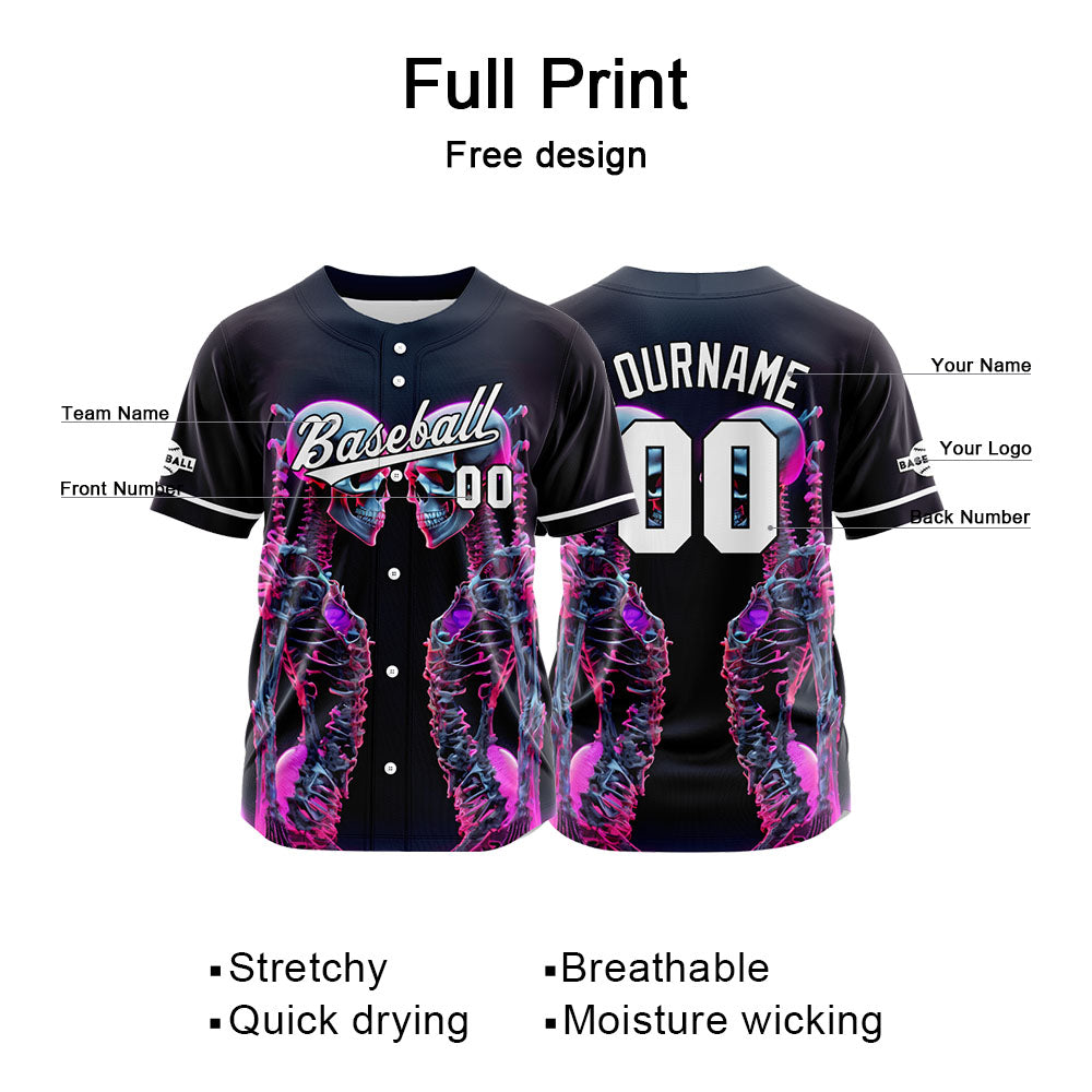 Camiseta de béisbol personalizada para hombres mujeres ni?os y jóvenes con bordados y estampados en color rosa