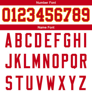 custom authentic gradient fashion football jersey yellow-red-white