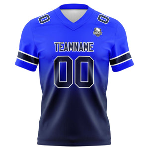 Camisetas de fútbol personalizadas con degradado-nombre-número y logotipo para adultos-niños y equipos