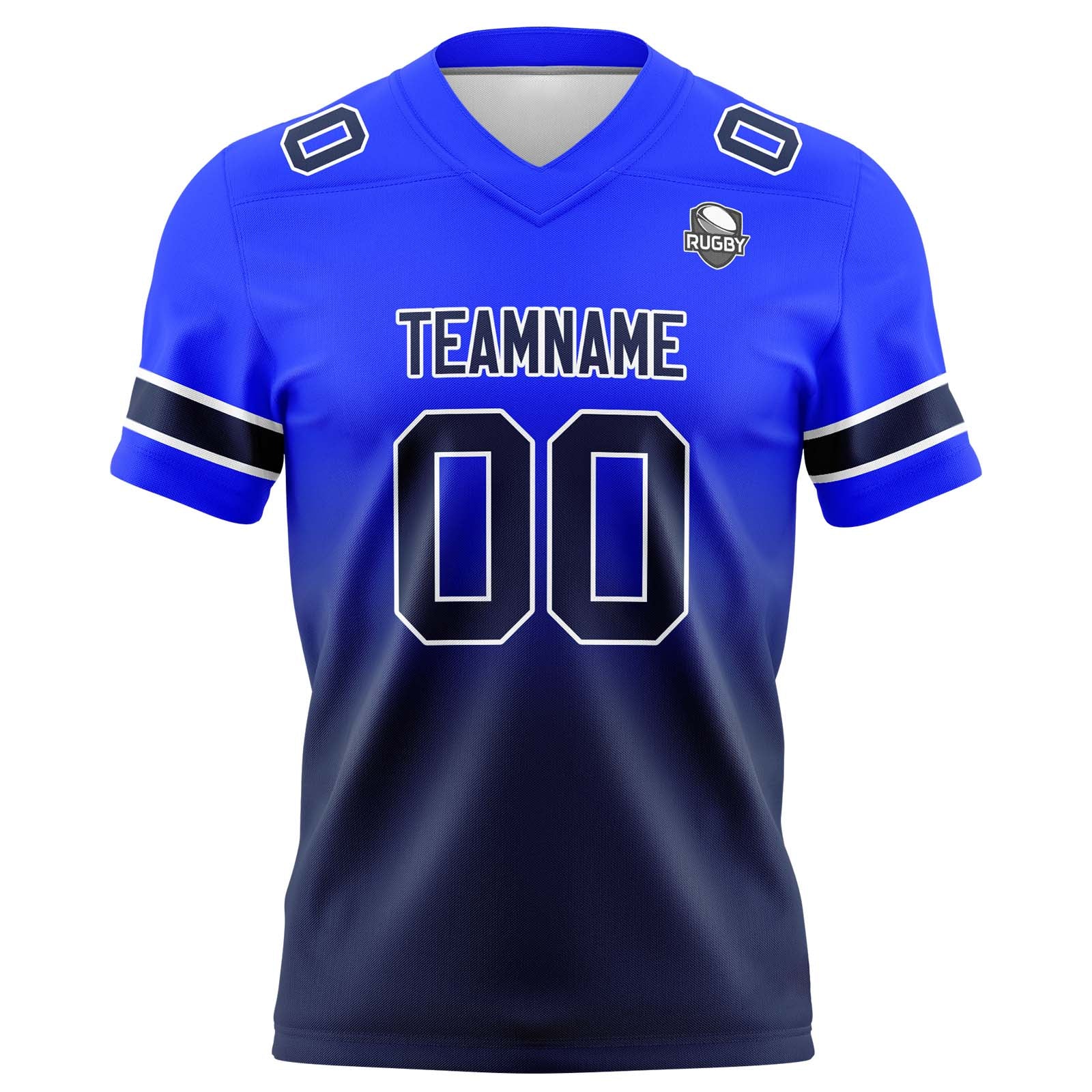 Camisetas de fútbol personalizadas con degradado-nombre-número y logotipo para adultos-niños y equipos