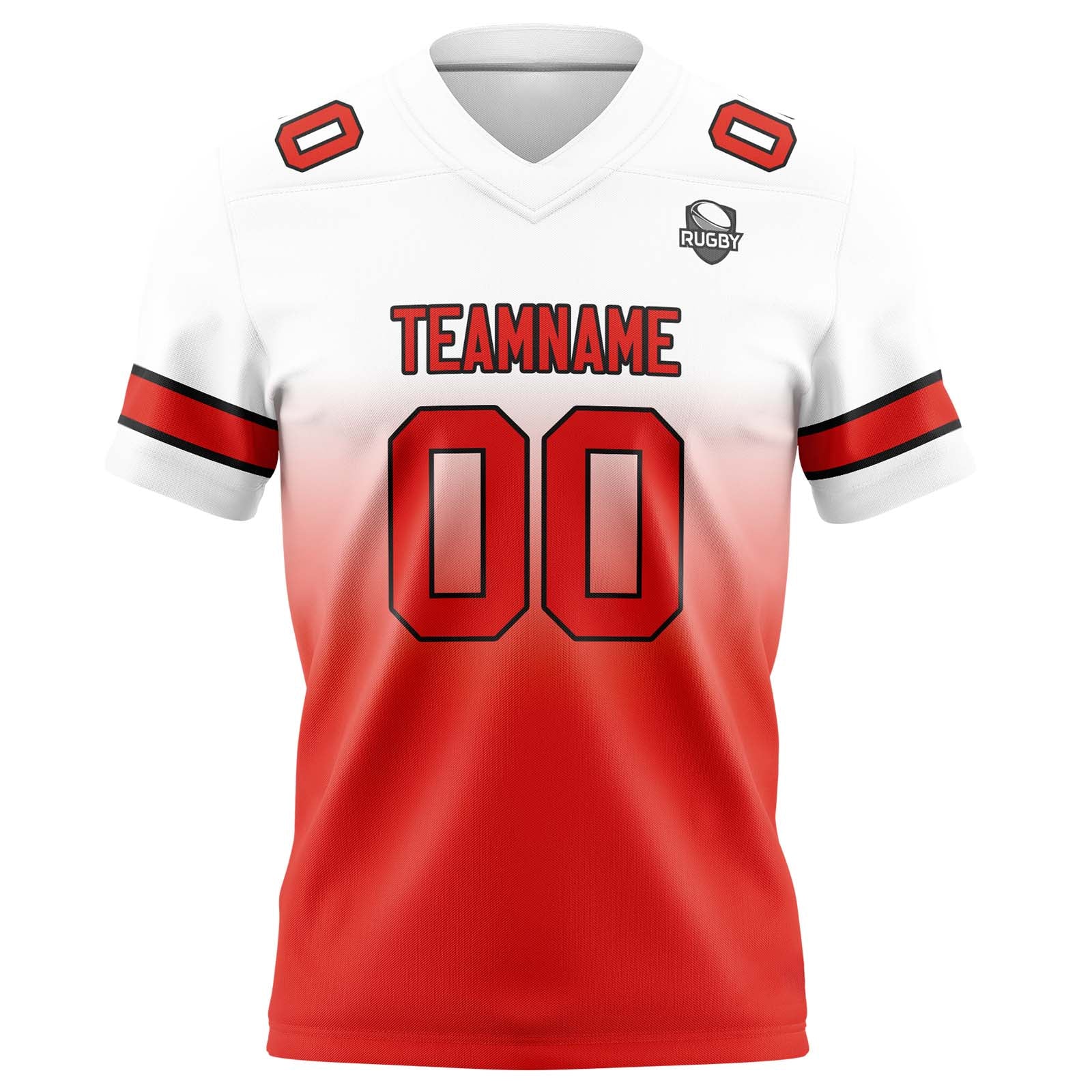 Camisetas de fútbol personalizadas con degradado-nombre-número y logotipo para adultos-niños y equipos