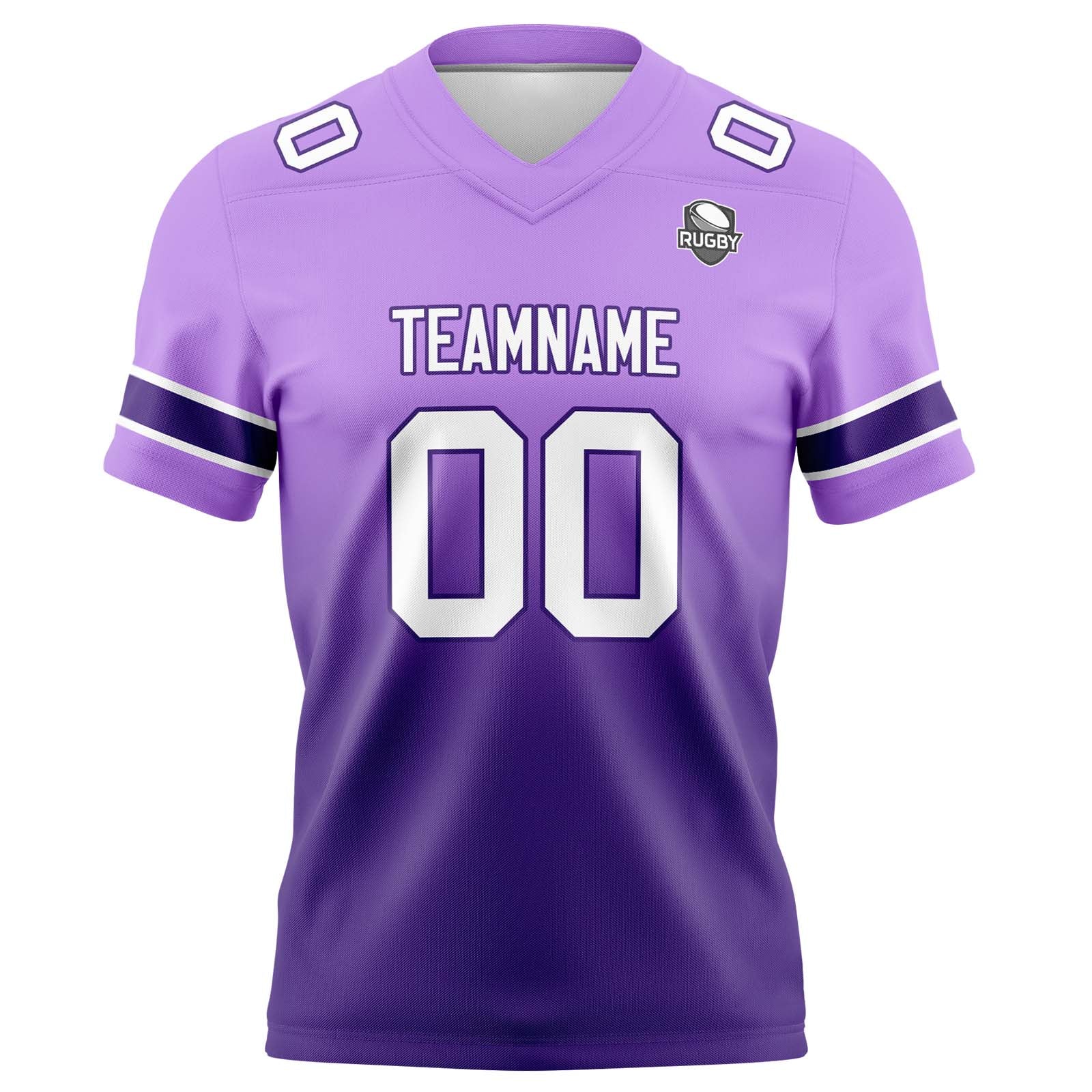 Camisetas de fútbol personalizadas con degradado-nombre-número y logotipo para adultos-niños y equipos
