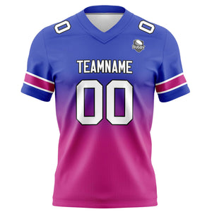Camisetas de fútbol personalizadas con degradado-nombre-número y logotipo para adultos-niños y equipos