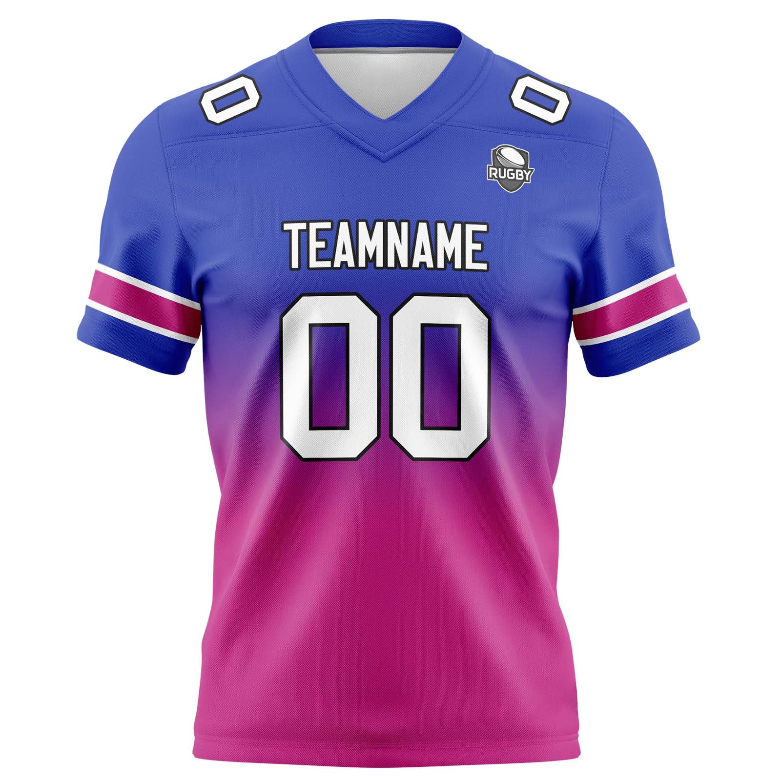Camisetas de fútbol personalizadas con degradado-nombre-número y logotipo para adultos-niños y equipos