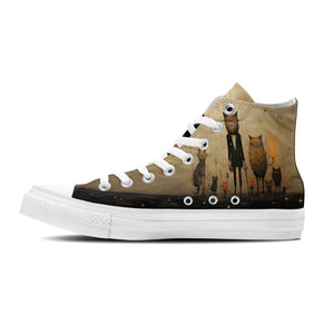 Resalta tu estilo con las zapatillas de lona de media caña para hombre y mujer Cat