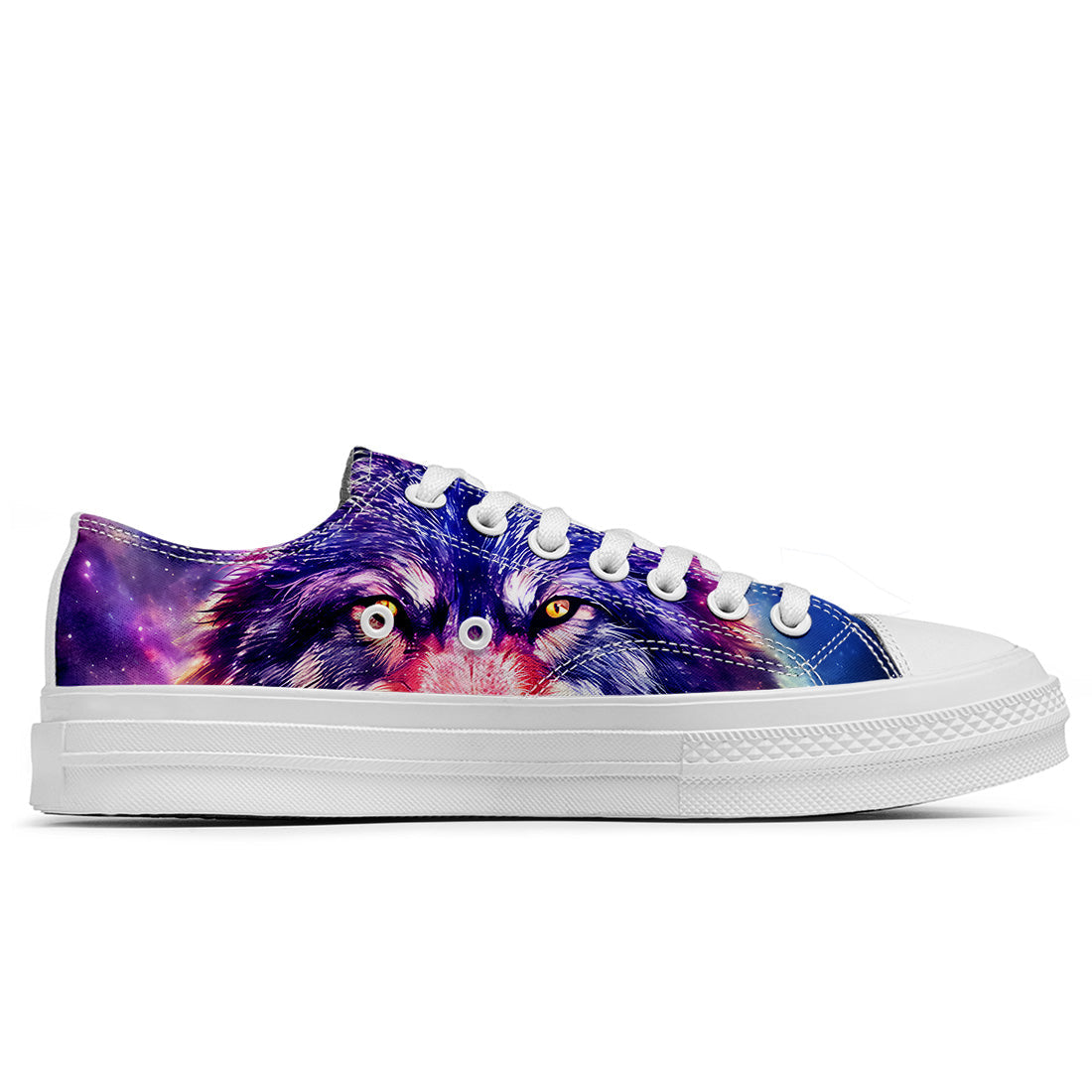 Realza tu estilo con las zapatillas bajas de lona Wolf para hombre y mujer