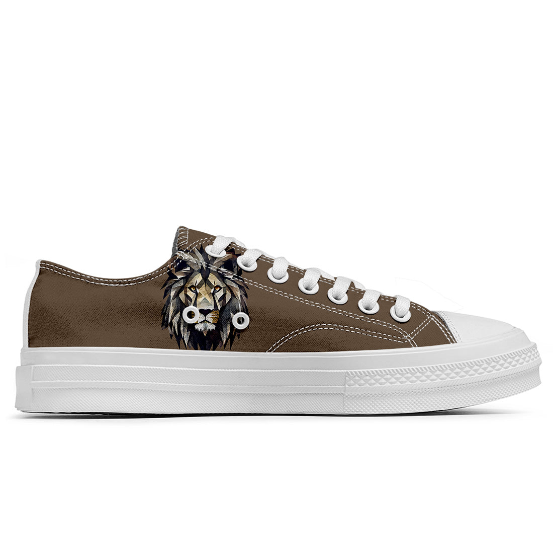 Resalta tu estilo con las zapatillas bajas de lona Lion para hombre y mujer
