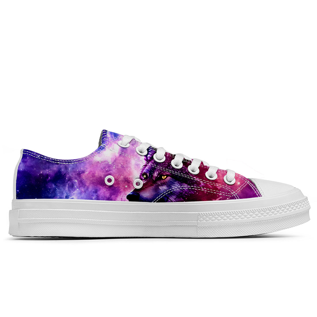 Realza tu estilo con las zapatillas bajas de lona Wolf para hombre y mujer
