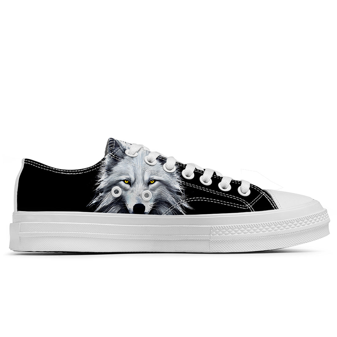 Realza tu estilo con las zapatillas bajas de lona Wolf para hombre y mujer