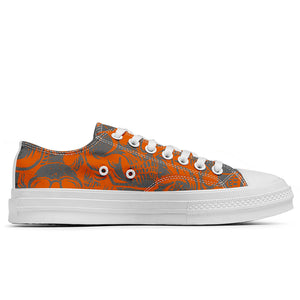 Resalta tu estilo con las zapatillas bajas de lona Skeleton para hombre y mujer