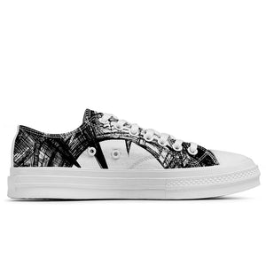 Realza tu estilo con zapatillas bajas de lona para hombre y mujer