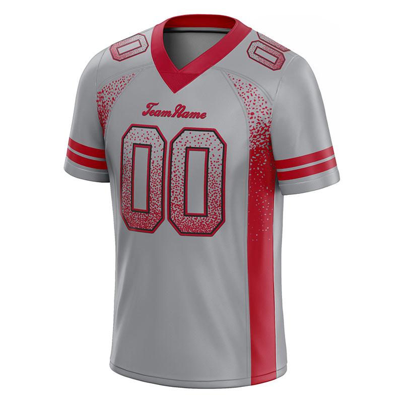 custom authentic drift fashion football jersey purple-black mesh