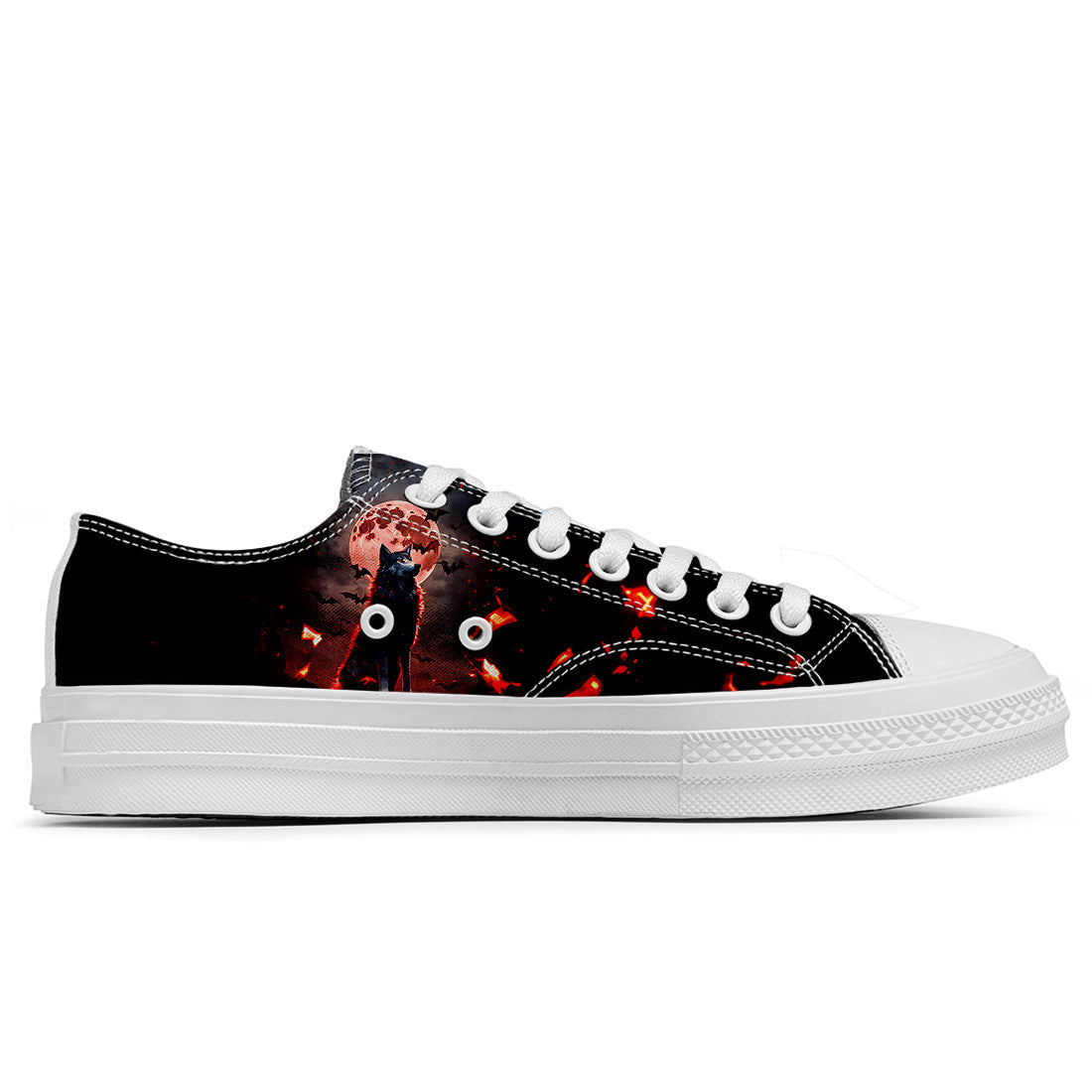Realza tu estilo con las zapatillas bajas de lona Wolf para hombre y mujer