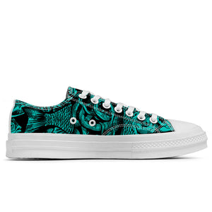 Resalta tu estilo con las zapatillas bajas de lona Fish para hombre y mujer