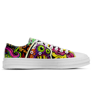 Realza tu estilo con zapatillas bajas de lona para hombre y mujer