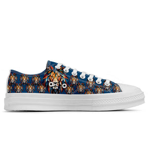 Resalta tu estilo con las zapatillas bajas de lona Lion para hombre y mujer