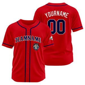 Uniformes de béisbol personalizados de alta calidad para adultos y niños & optimizados para el rendimiento & color rojo