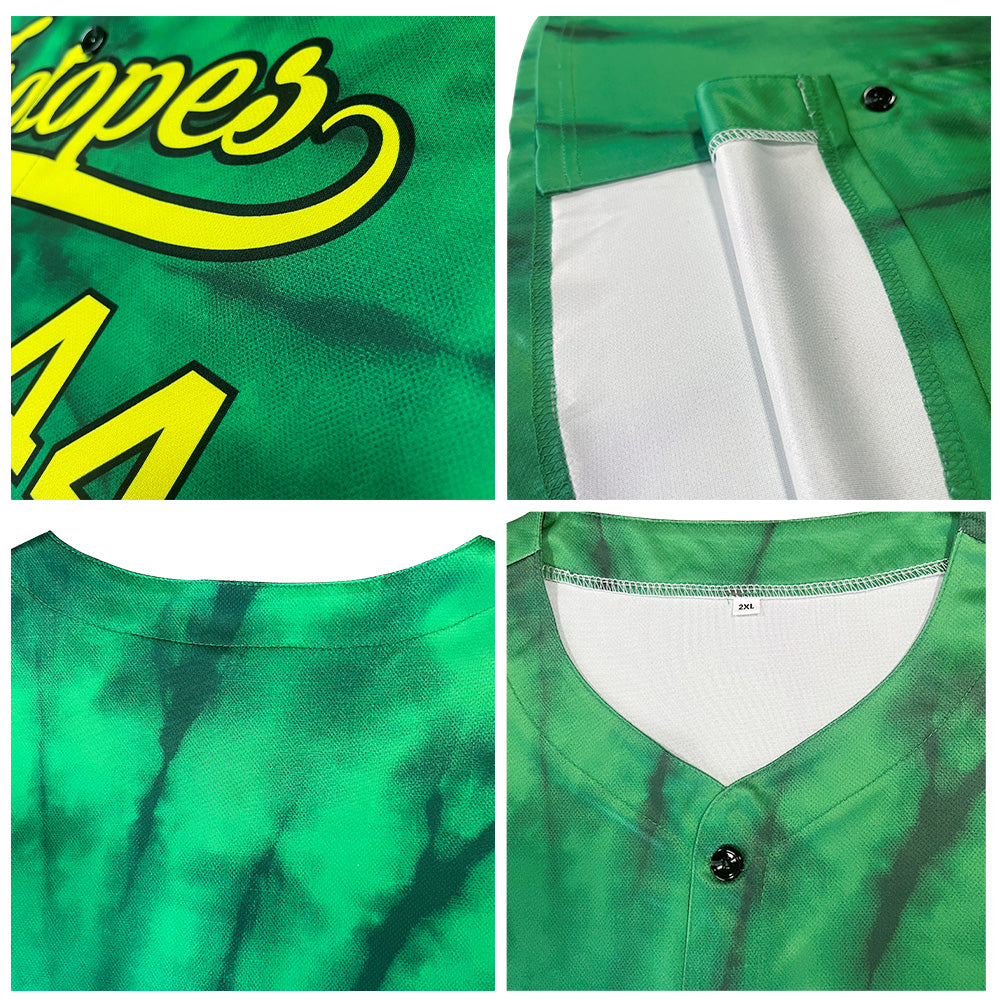 Camiseta de béisbol con dise?o personalizado estampado completo en azul y rojo