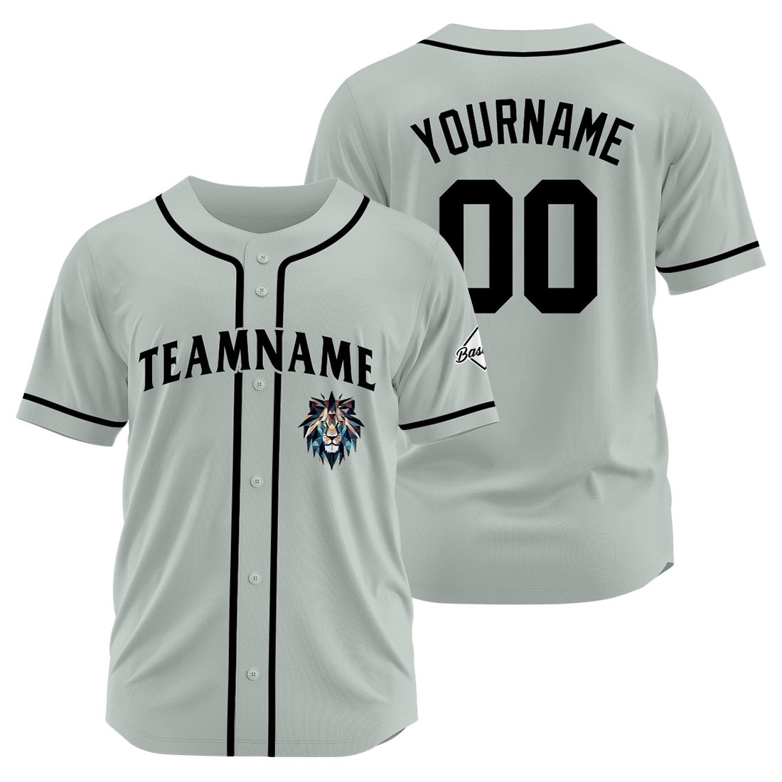 Uniformes de béisbol personalizados de alta calidad para adultos y niños & optimizados para el rendimiento (color gris)