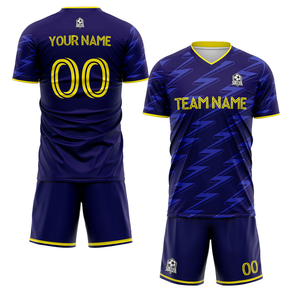 custom soccer uniform jersey kids adults personalized set jersey shirt blue