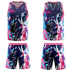 Uniforme de baloncesto personalizado de color rojo roto con tu logotipo-nombre y número impresos