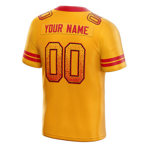 custom authentic drift fashion football jersey black-red mesh