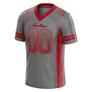 custom authentic drift fashion football jersey aqua-orange mesh