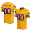 customized  authentic football jersey yellow-purple-white