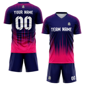 custom soccer uniform jersey kids adults personalized set jersey shirt navy