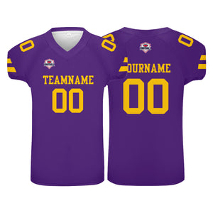 Camiseta de fútbol personalizada con nombre y número del equipo impresos