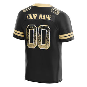 custom authentic drift fashion football jersey orange-aqua mesh