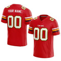 customized  authentic football jersey red-white-yellow-black