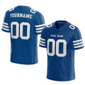 custom authentic football jersey royal white mesh