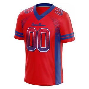 custom authentic drift fashion football jersey royal-black mesh