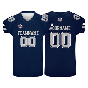 Camiseta de fútbol personalizada con nombre y número del equipo impresos