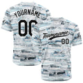 Dise?o personalizado de camiseta de béisbol con estampado a todo color y pared moteada