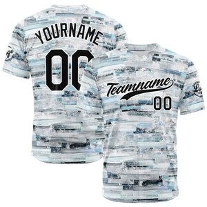Dise?o personalizado de camiseta de béisbol con estampado a todo color y pared moteada
