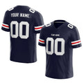 customized  authentic football jersey navy-white-orange