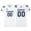Camiseta de fútbol personalizada con nombre y número del equipo impresos