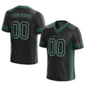custom authentic drift fashion football jersey black-green mesh