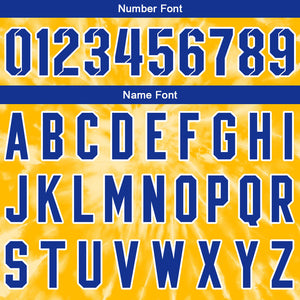 Uniforme de baloncesto amarillo personalizado con tu logotipo-nombre y número impresos