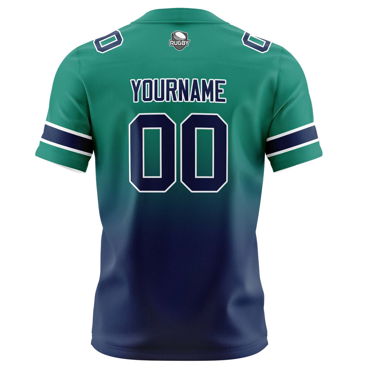 Camisetas de fútbol personalizadas con degradado-nombre-número y logotipo para adultos-niños y equipos
