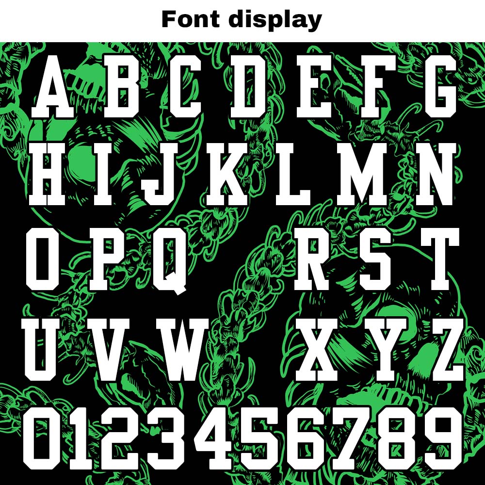 Camiseta de fútbol personalizada con nombre y número del equipo bordados y estampados-color verde hueso