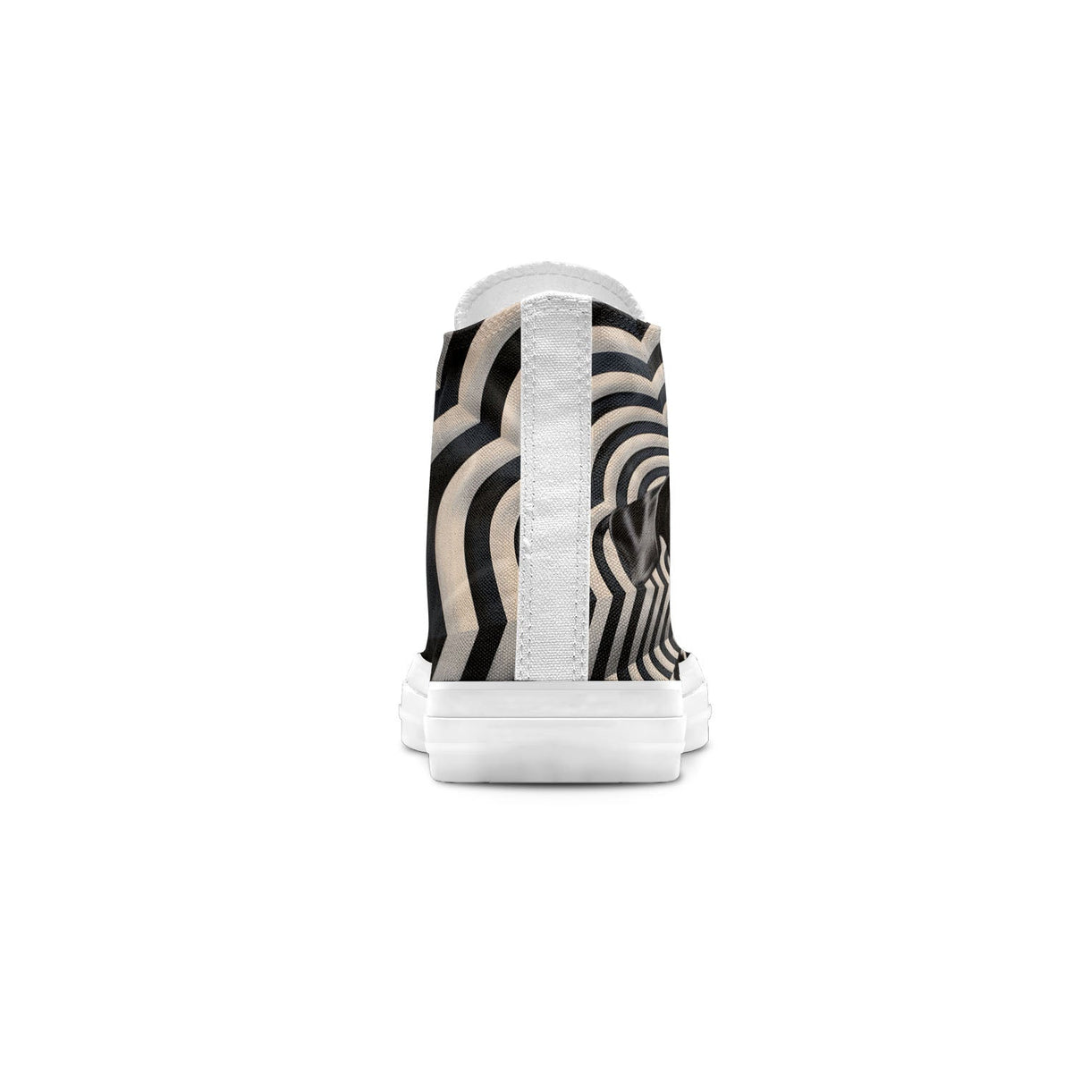 Canine Canvas: Zapatillas de lona de media caña para hombre y mujer -Déjese cautivar por el arte del mejor amigo del hombre con imágenes de perros en estilo Op Art