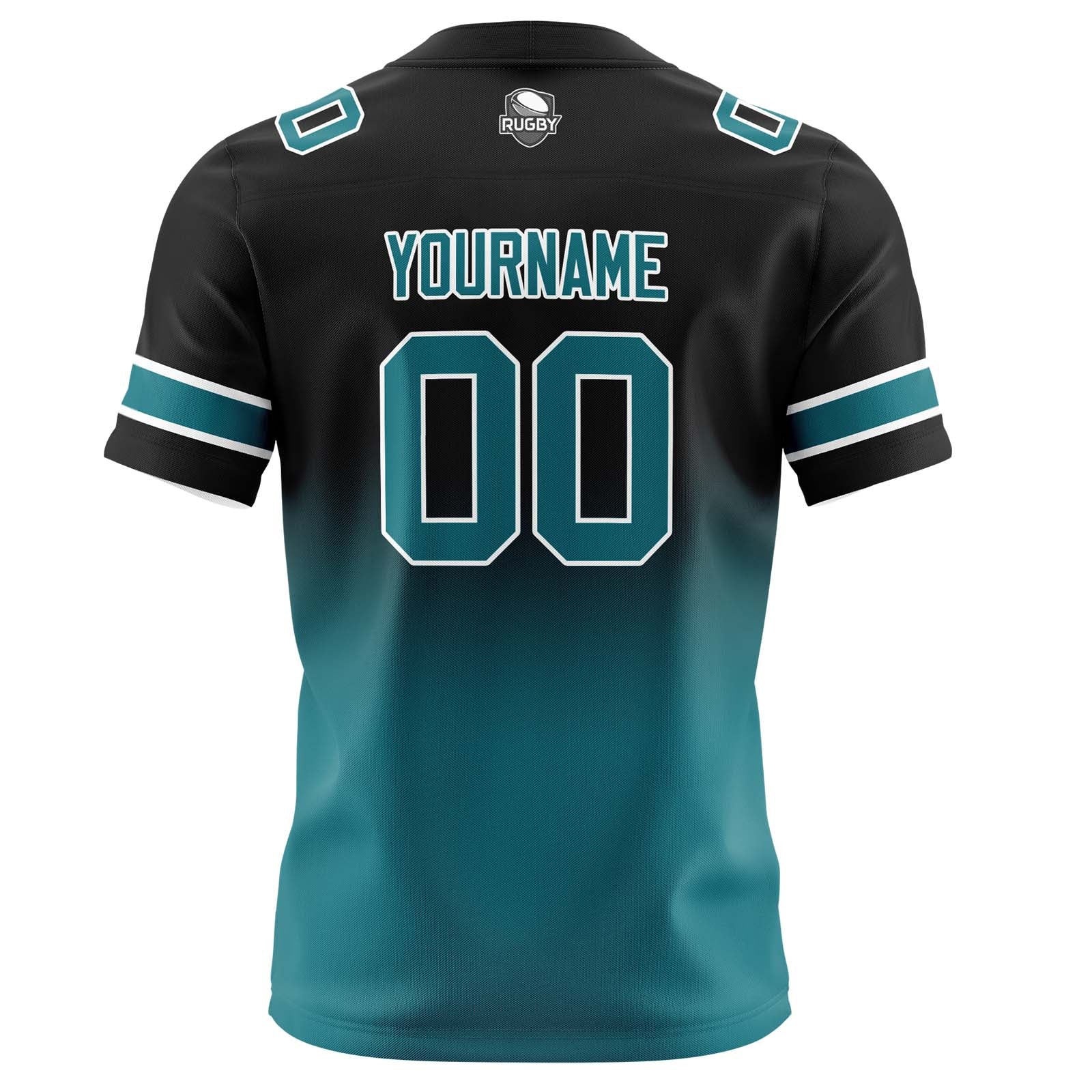 Camisetas de fútbol personalizadas con degradado-nombre-número y logotipo para adultos-niños y equipos
