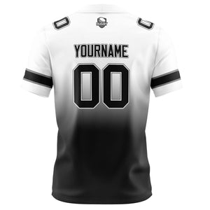 Camisetas de fútbol personalizadas con degradado-nombre-número y logotipo para adultos-niños y equipos