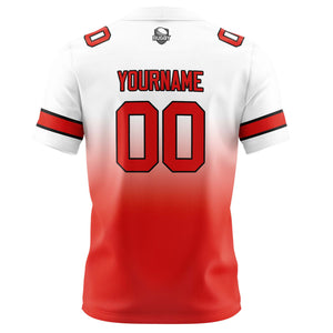 Camisetas de fútbol personalizadas con degradado-nombre-número y logotipo para adultos-niños y equipos