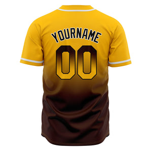 Camisetas de béisbol personalizadas con degradado nombre número y logotipo