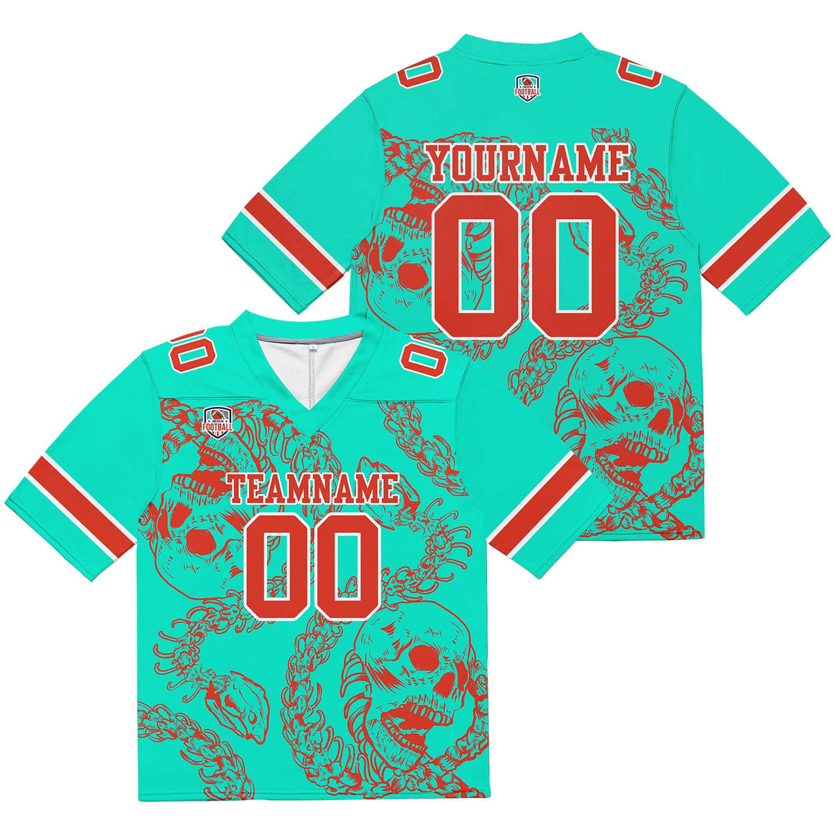 Camiseta de fútbol personalizada con nombre y número del equipo bordados y estampados-color azul marino