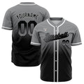 Camisetas de béisbol personalizadas con degradado nombre número y logotipo